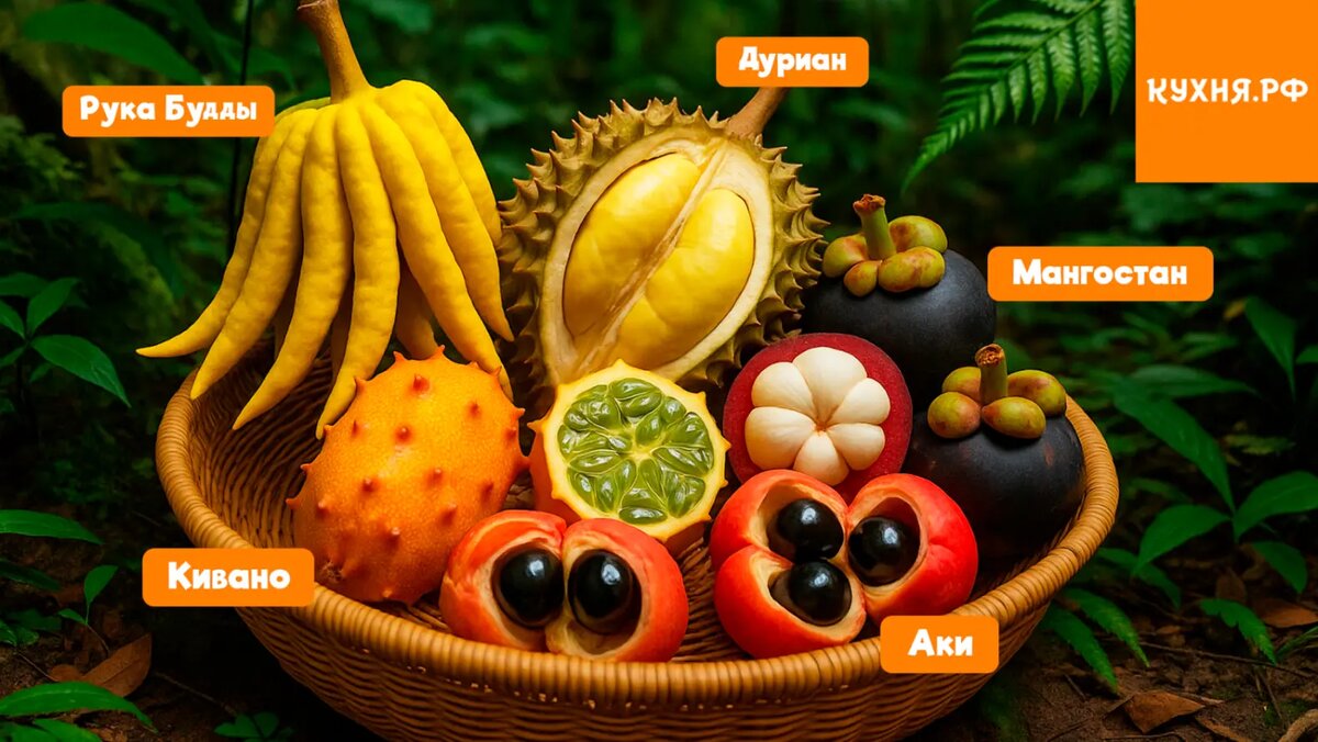 Самые экзотические фрукты для кулинарных экспериментов