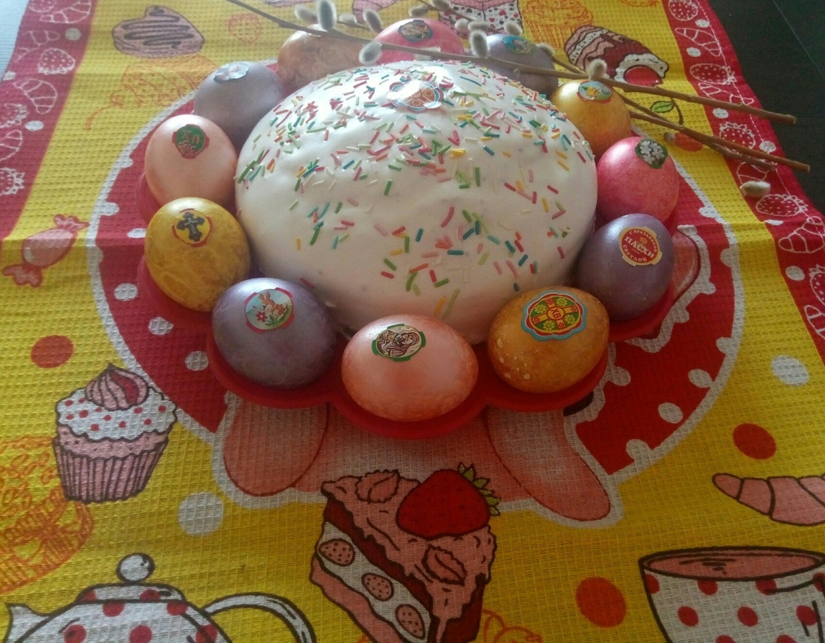 Удивительный пасхальный кулич на кефире всего за час