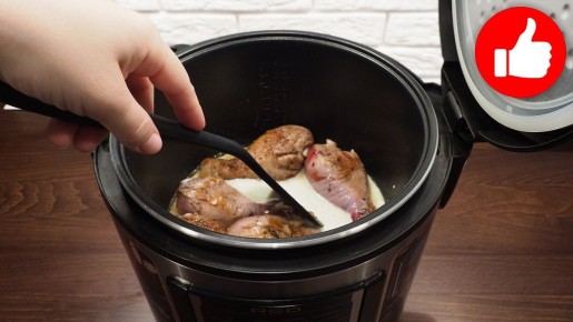 Ароматная курица с молочным соусом для уютного ужина