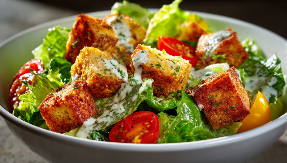 Веганский цезарь с тофу: простой и вкусный рецепт для поста