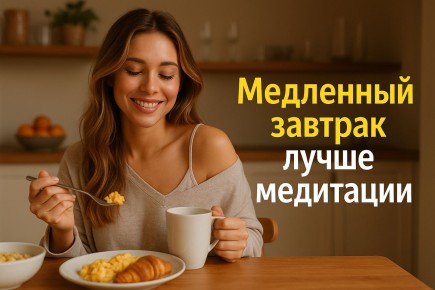 Как медленный завтрак может изменить ваш день сильнее, чем медитация