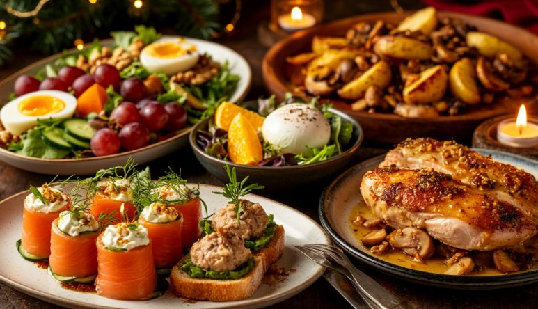 Как организовать новогодний стол без стресса: Вкусно и быстро