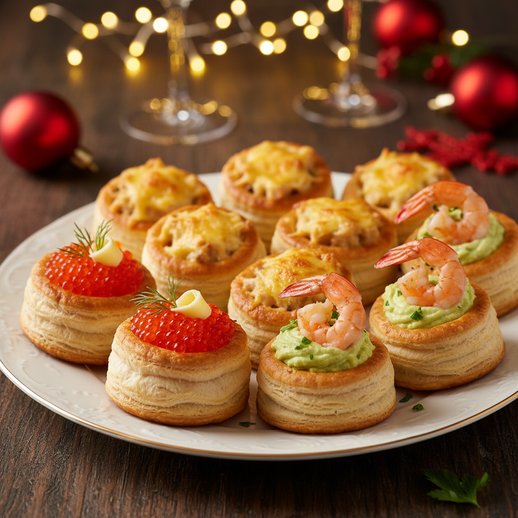 Элегантные волованы: Как приготовить вкуснейшие канапе на праздник