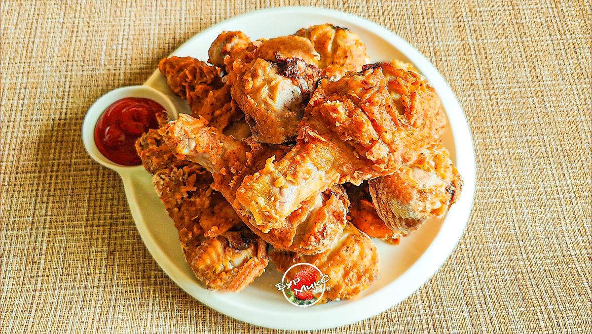 Нежные куриные ножки с хрустящей корочкой без фритюра