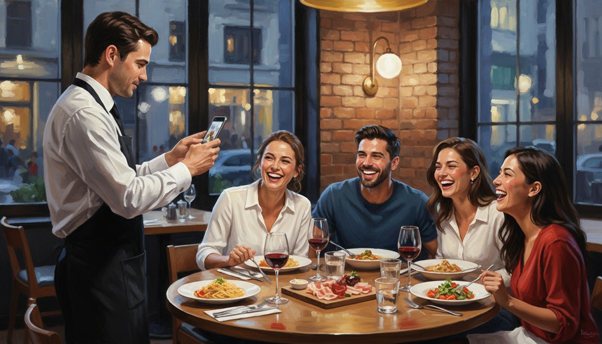 Может ли официант стать вашим фотографом?