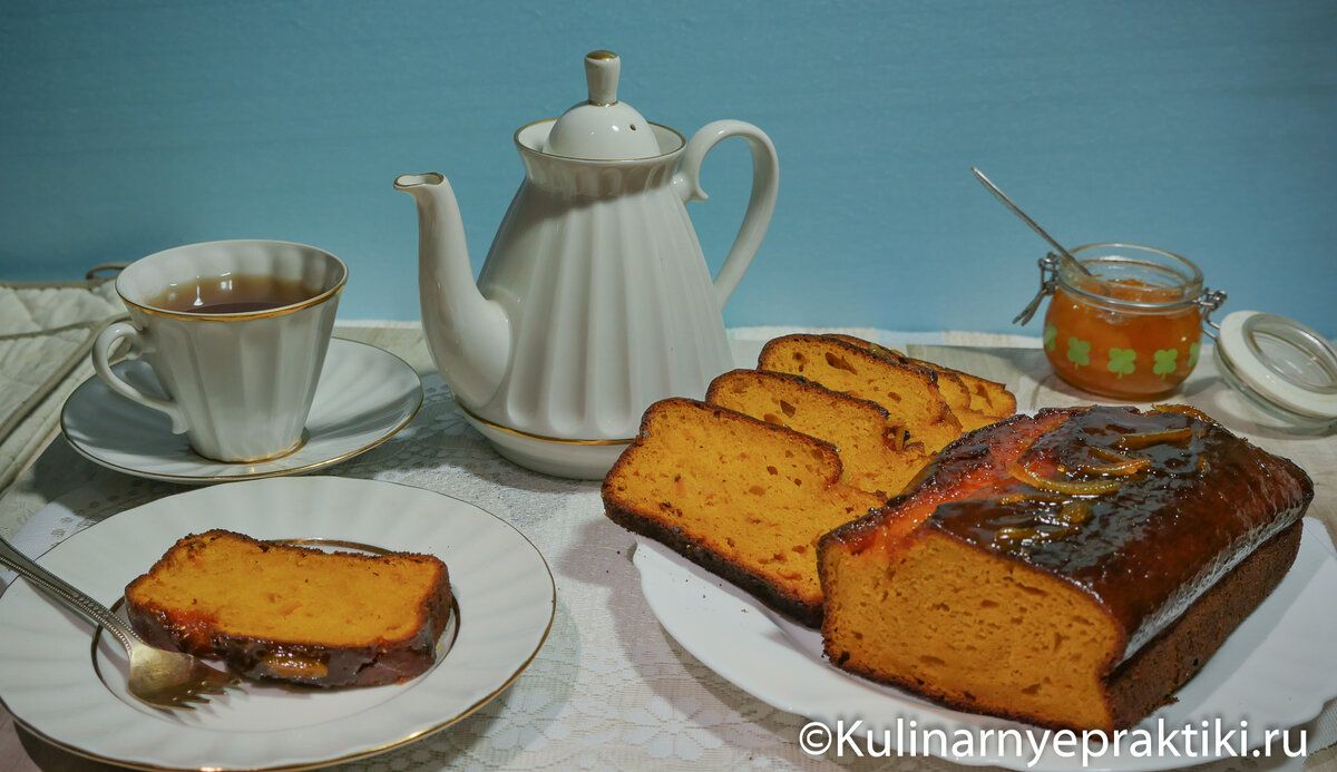 Вдохновляющий апельсиновый кекс для уютного чаепития