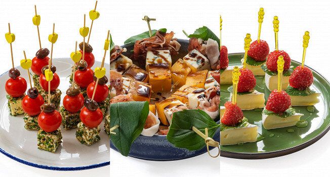 Разнообразие канапе для любого стола