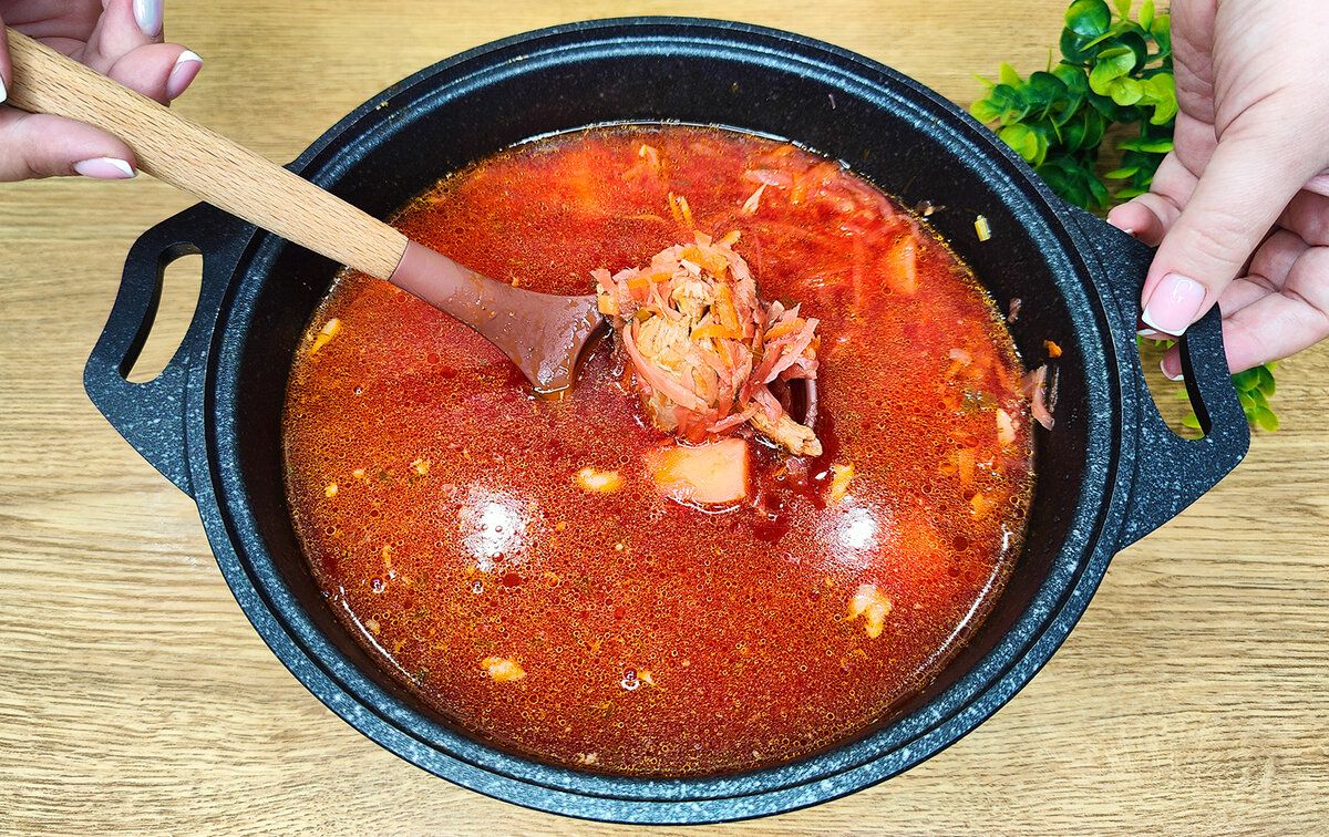 Борщ с шеями индейки: неповторимый вкус уюта