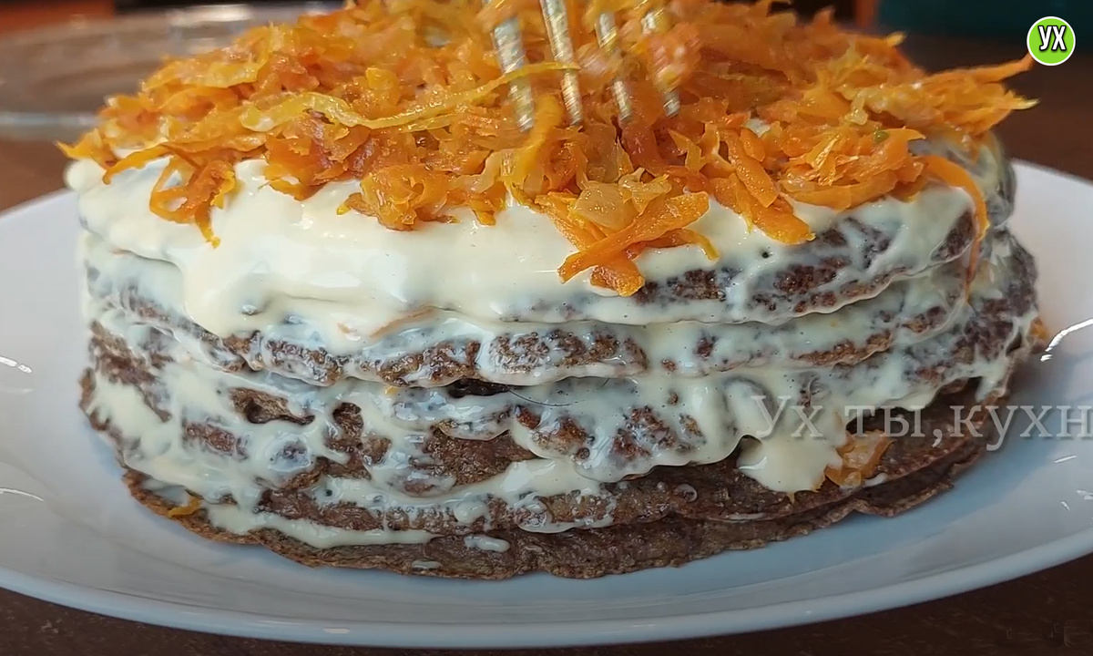 Необычный печёночный торт: легкость и изысканность на вашем столе