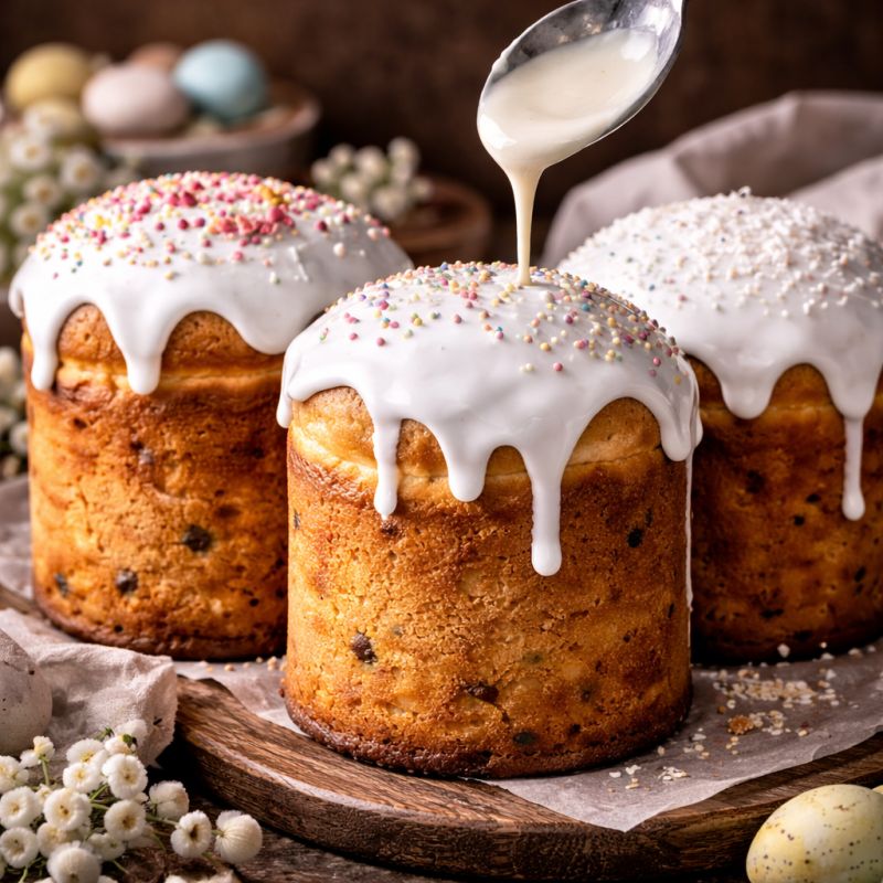 Удивительные глазури для куличей: как сделать их идеальными