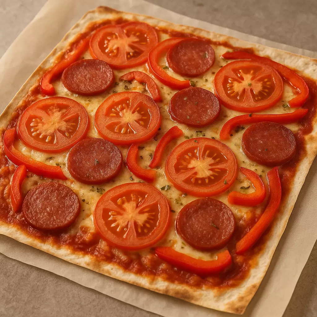 Как быстро приготовить пиццу на лаваше за 10 минут