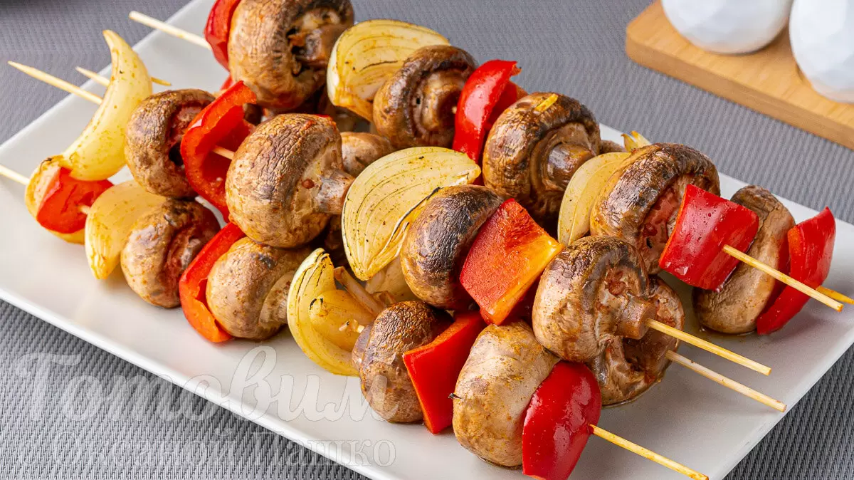 Сочные шашлычки из шампиньонов: идеальный рецепт для вашей духовки