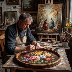 Жостовская роспись: искусство, которое упрощает жизнь