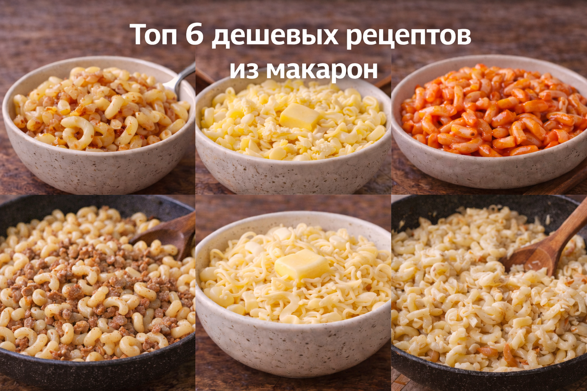 Простые и вкусные макаронные блюда на каждый день