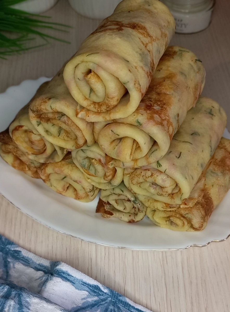 Непревзойденные блинчики с ветчиной и сыром для Масленицы