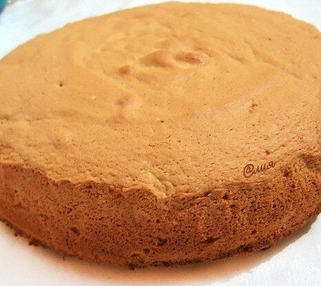 Как приготовить воздушный бисквит с киселем